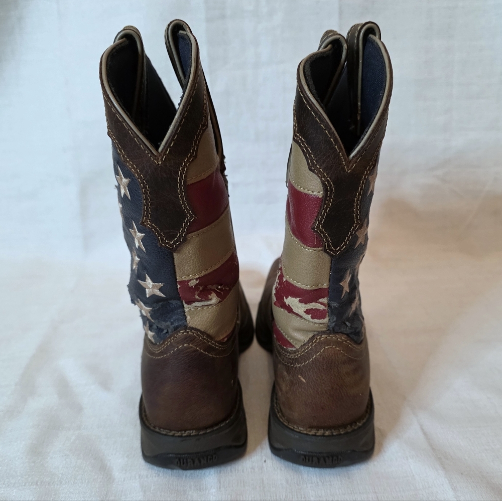 Durango 10" Lady Rebel American Flag Patriotic Western Cowgirl Boots Size 7.5 - Picture 2 of 11